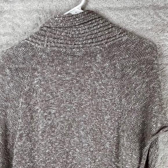 PETER NYGARD Cardigan 2X Tan Rolled Cap Sleeve Sweater Shawl Collar - Picture 8 of 16